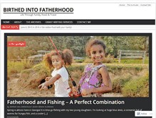 Tablet Screenshot of birthedintofatherhood.com